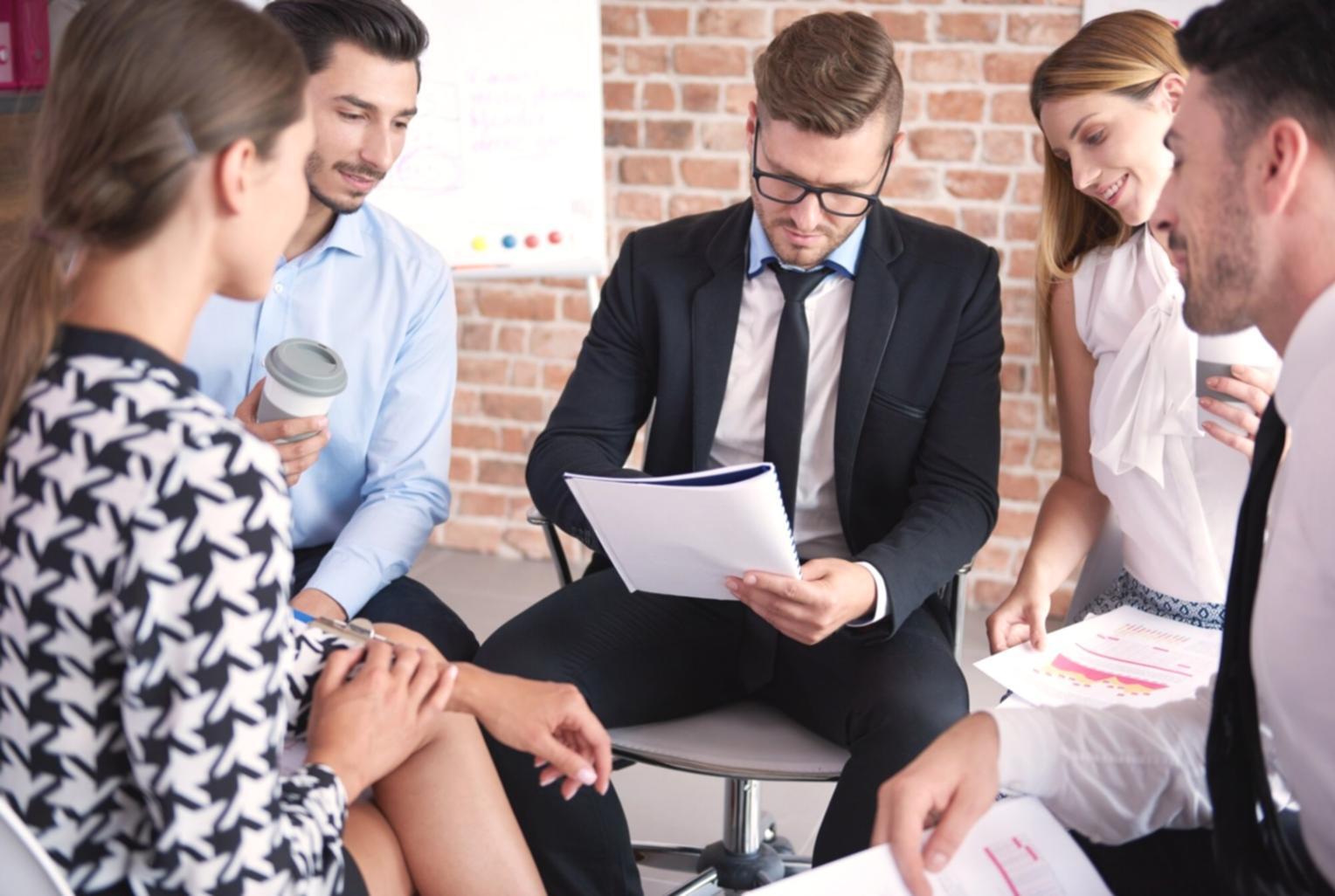 Ambiente di formazione professionale per dirigenti
